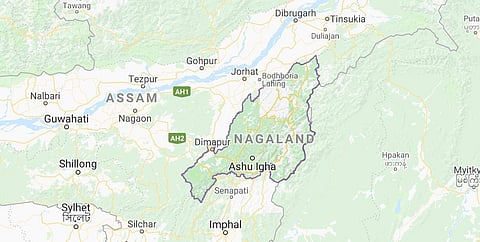 Nagaland map (Screengrab from Google)