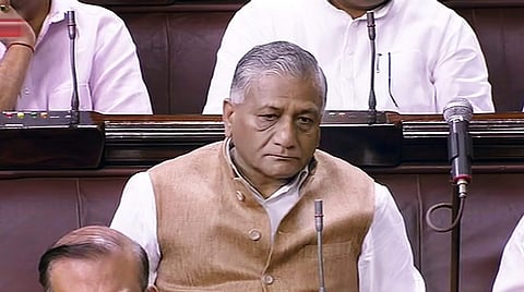 Minister of State for External Affairs VK Singh (File | PTI)