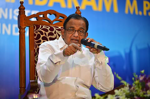 Former Union Finance Minister P Chidambaram (File | EPS)