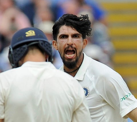 Ishant Sharma celebrates after dismissing England's Dawid Malan | AP