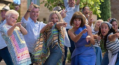A still from 'Mamma Mia! Here We Go Again'.
