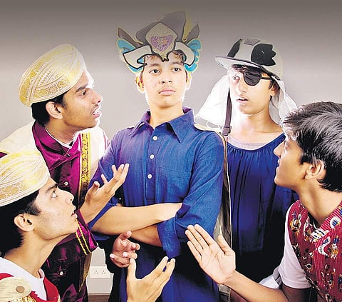 Scene from the play performed by children. (Photo | EPS)