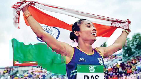 Indian athlete Hima Das