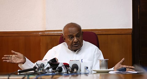 Former Prime Minister H D Deve Gowda (File | EPS)