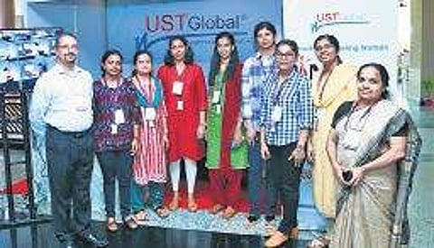 UST Global team at the International Leadership Summit 2018, Kochi