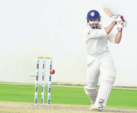 Ankit Bawne’s 18-ball 28 helped India A chase 55 in just 6.2 overs | SHRIRAM BN