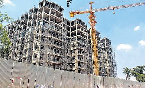 The under-construction PWD quarters at Saidapet in the city | DEBADATTA MALLICK