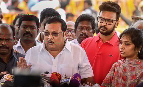 Expelled DMK leader MK Alagiri (File | PTI)
