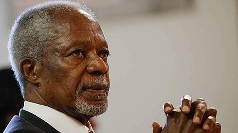 Former UN Secretary-General and Nobel Peace Prize winner Kofi Annan (Photo | AP)