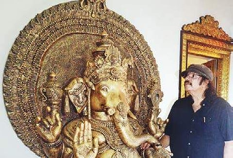A bronze idol of Lord Ganesha that is part of Soorya Krishnamoorthy’s collection Vincent Pulickal
