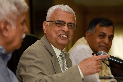 Chief Election Commissioner O P Rawat with Election Commissioners Ashok Lavasa and Sunil Arora. (File | PTI)