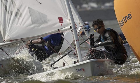 The Yacht Club of Hyderabad conducted a series of races at Hussain Sagar Lake on Sunday to comply with all the stringent Guinness Record requirements (Photo | http://theyachtclub.in)