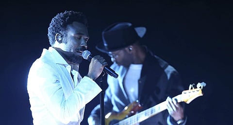 Donald Glover a.k.a Childish Gambino during a performance. (Photo | Associated Press)