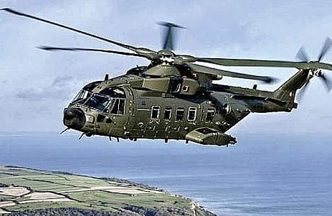 Image of the the AgustaWestland helicopter used for representational purpose only. (File)