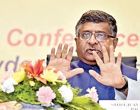 Union IT and Law Minister Ravi Shankar Prasad. (File photo | EPS)