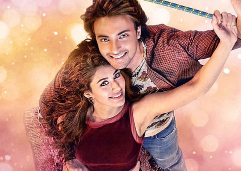 Featuring Aayush Sharma and Warina Hussain, the film, being produced by Salman Khan, is set against the backdrop of Navratri. (Twitter Photo)