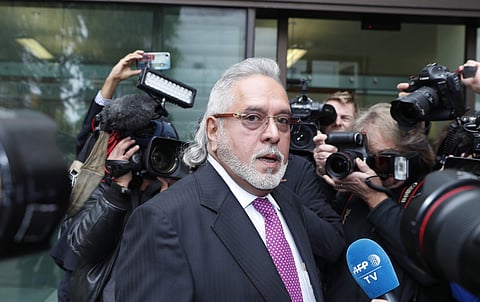 Vijay Mallya arrives to attend a hearing at Westminster Magistrates Court in London. (Photo | AP)
