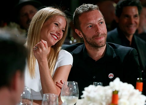 Actress Gwyneth Paltrow, left, and her ex-husband, singer Chris Martin. (AP)