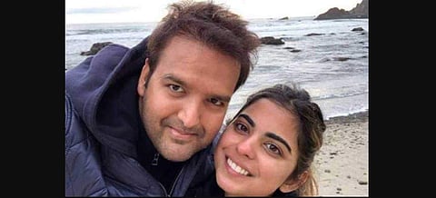 Anand Piramal and Isha Ambani (Instagram Photo)