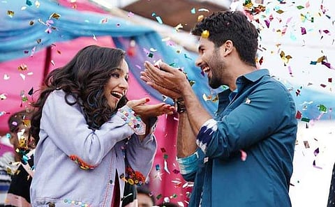 Shahid Kapoor, Shraddha Kapoor in 'Batti Gul Meter Chalu'. (Photo | Twitter)