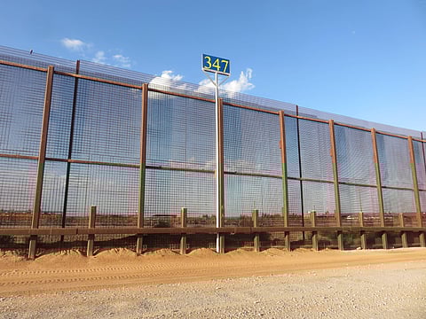 Running along six kilometers of the 2,000-mile border with Mexico, the new section will replace existing fencing along the boundary between El Paso, Texas, and Ciudad Juarez, Mexico (Foile | AP)