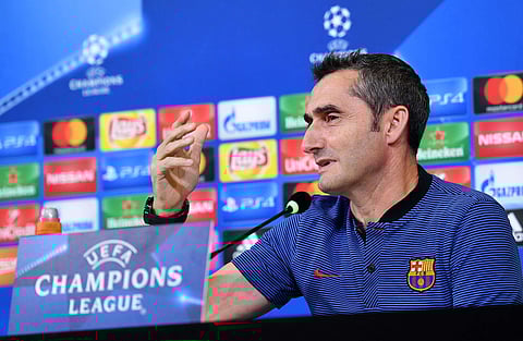 Barcelona coach Ernesto Valverde (File | AP)