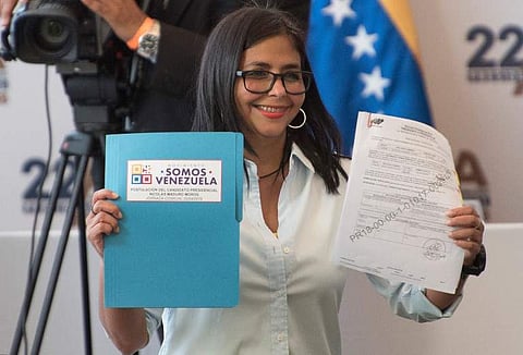 Delcy Rodriguez. (Photo | AFP)