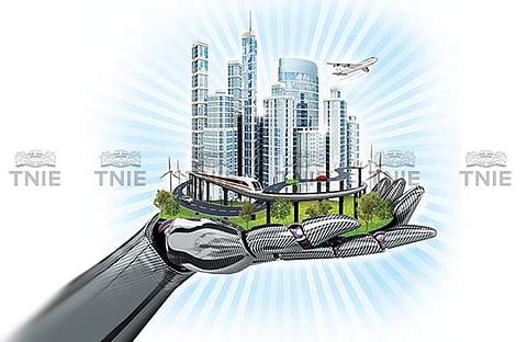 For representational purposes for Smart City (Express Illustrations)