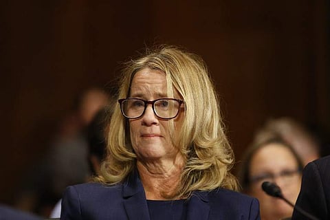 Christine Blasey Ford. (Photo | AFP)