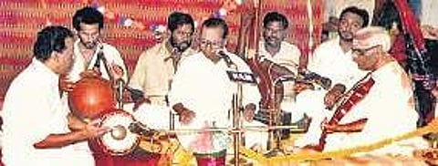 Trivandrum V Surendran at one of his kacheris