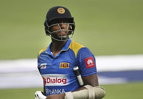 Sri Lanka all-rounder Angelo Mathews (File | AP)
