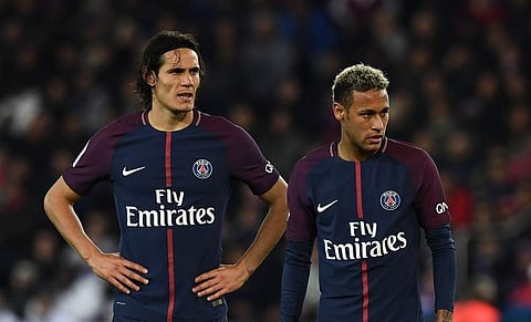 PSG strikers Edinson Cavani and Neymar (File | AFP)