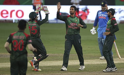 Opener Liton Das slammed his maiden one-day international century in Bangladesh's modest 222 but it was the bowlers who made India sweat in their nervy chase of the 50-over contest. (Photo | AP)