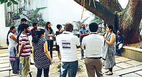 Though almost unknown in India, pioneers have already used this to make some well-known inventions, say facilitators of the workshop Seema Anand and Prashant Dhawan. (Photo| EPS)