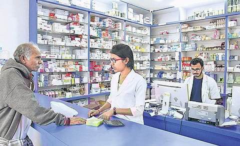 Around 30,000 pharmacies across the State remained shut as part of a nation-wide bandh. (Photo| EPS)