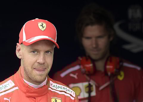 Ferrari driver Sebastian Vettel of Germany. (File Photo | AP)