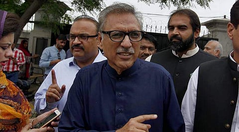 Arif Alvi, the newly-elected President of Pakistan. (Photo | File/AP)