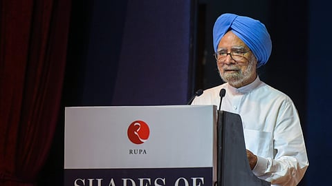 Former Prime Minister Manmohan Singh at during the launch of Sibal's book 'Shades of Truth' in New Delhi on 7 September 2018.