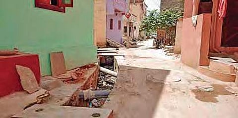 One of the open drains at Chintal (Ward 128) | Express