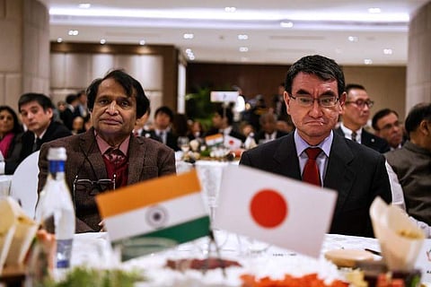 Image of an Indo-Japanese summit for representational purpose (File Photo | AFP)