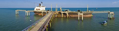 Chennai Petroleum Corporation Limited at Oil Jetty Port Office in Nagapattinam district. (Photo | File/EPS)