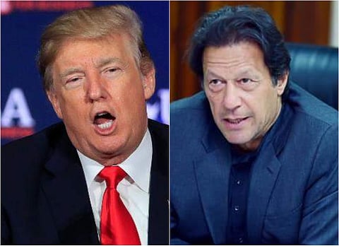Donald Trump and Imran Khan.