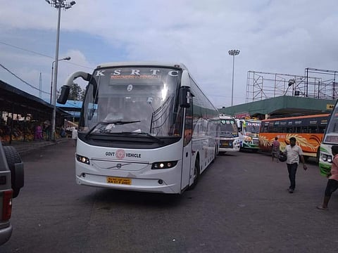 Image of a KSRTC bus used for representational purpose only. (Photo | Shadab Akhtar Rabbani)