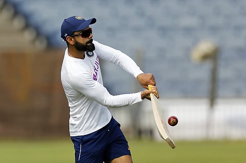 Virat Vohli during the training session ahead of second Test against South Africa at Pune (File Photo | AP)