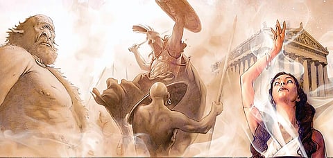 A game with the Greek Gods