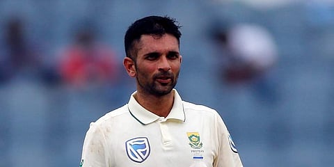 South African tail-ender Keshav Maharaj (Photo | AP)