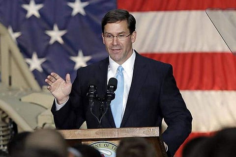 US Defense Secretary Mark Esper (File Photo | AP)