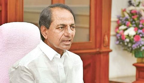 Chief Minister Chandrasekhar Rao at Pragathi Bhavan on Saturday