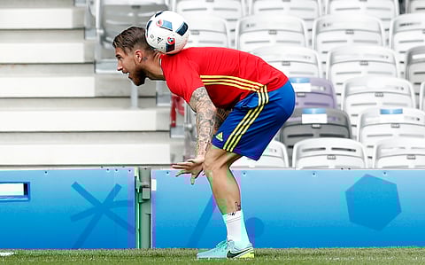 Spain's Sergio Ramos. |AP