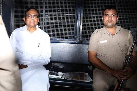 Former finance minister P Chidambaram is currently lodged in Tihar Jail (Photo | Arun Kumar, EPS)